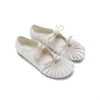 SWAYING 25 Fall/Winter Collection: Pleated Lace-Up Mary Jane Shoes SW-SW25AW4P07C1S37-BAI White